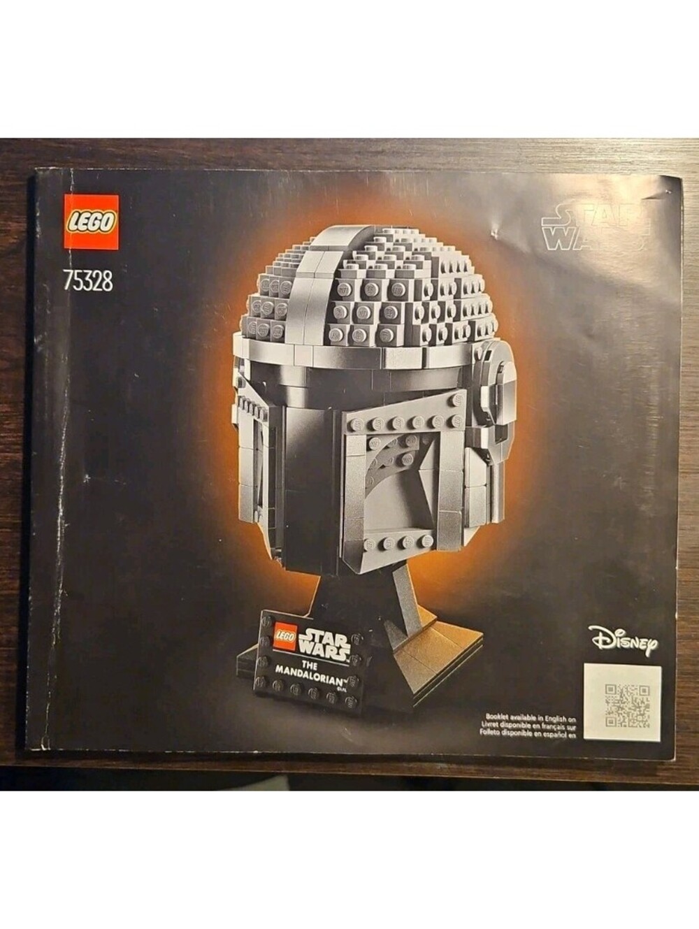 LEGO Star Wars 75328 The Mandalorian Helmet Instruction Manual ONLY Book